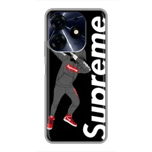 Чеохол для TECNO Spark 10c з картинкою Supreme (AlphaPrint) (Деб Супрім)