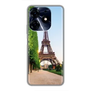 Чохол Ейфелева Вежа TECNO Spark 10c - (AlphaPrint) (Дорога до Парижу)
