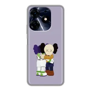 Чохли для TECNO Spark 10c - Bearbrick Louis Vuitton (PREMIUMPrint) (Дружба Беарбрік)