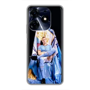 Чехлы с футболистом Ерлинг Холанд для TECNO Spark 10c (AlphaPrint) (футболист Холанн)