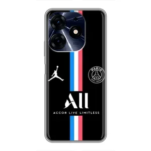 Чехлы PSG для TECNO Spark 10c (AlphaPrint) (футболка ПСЖ)