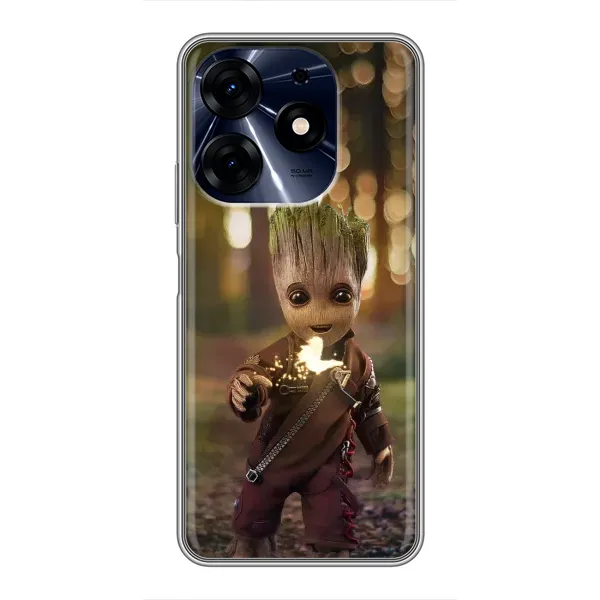 Чехол с принтом «I am Groot» для TECNO Spark 10c