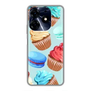 Чохли з фруктами для TECNO Spark 10c (VPrint) (Кексики)