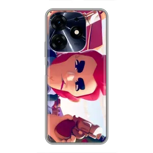 Чехол для TECNO Spark 10c Бравл Старс (VPrint) (Кольт)