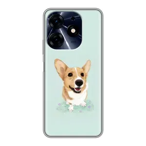 Чохли з собаками для TECNO Spark 10c (VPrint) (Коргі)