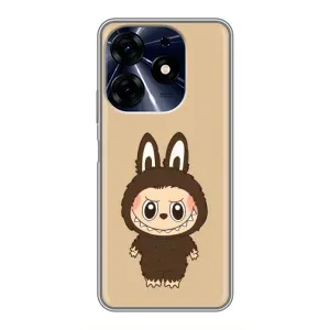 Чохол з Лабубу на TECNO Spark 10c (Bored Ape в червоному)
