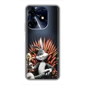 Популярні Чохли з картинками для ТЕКНО Spark 10c (Король Кролик)