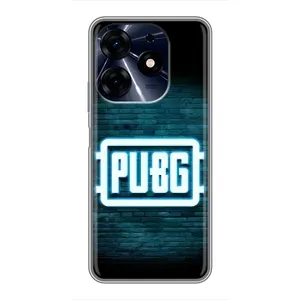Чеjхол PUBG для ТЕКНО Spark 10c (AlphaPrint) (Лого PUBG)