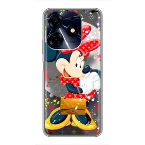 Чохол Disney Mouse TECNO Spark 10c (PREMIUMPrint) (Minni з бантіком)