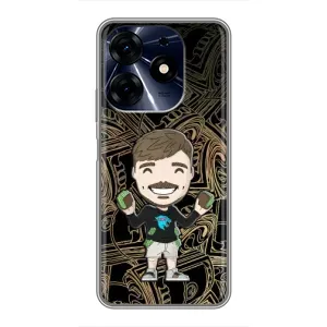 Чохли Містер Біст для ТЕКНО Spark 10c (Mister Beast)