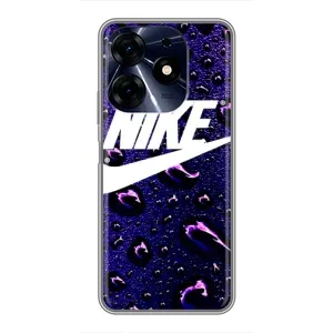 Чехол для TECNO Spark 10c - с принтом Найк (AlphaPrint) (Найк принт)