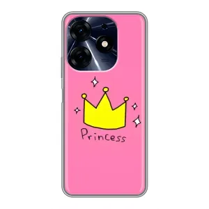 Чохол з картинкою (Стильні) ТЕКНО Spark 10c - (AlphaPrint) (Princess)