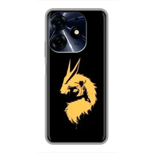 Naruto Anime Чохли для ТЕКНО Spark 10c (AlphaPrint) (силует Курама Наруто)