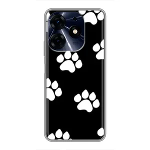 Чохли з собаками для TECNO Spark 10c (VPrint) (Сліди собаки)