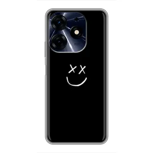 Чохол для ТЕКНО Spark 10c - (AlphaPrint) з принтом (ТОП продажів) (Смайл)