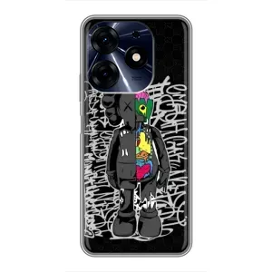Чохли для TECNO Spark 10c - Bearbrick Louis Vuitton (PREMIUMPrint) (Стиль Bearbrick)