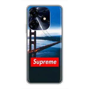 Чеохол для TECNO Spark 10c з картинкою Supreme (AlphaPrint) (Стиль Supreme)