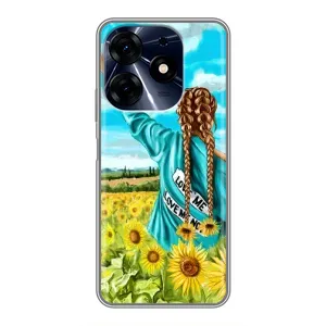 Чохол для Патріота України TECNO Spark 10c - (AlphaPrint) (Україночка)