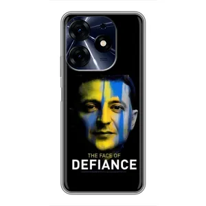 Чохол для TECNO Spark 10c (AlphaPrint - с принтом Зеленського) (В. Зеленский)