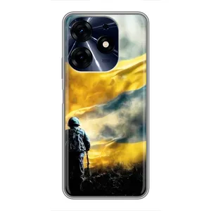 Українські, патріотичні Чохли для ТЕКНО Spark 10c (Війна)