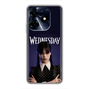 Силіконовий чохол з картинкою для TECNO Spark 10c (Wednesday)