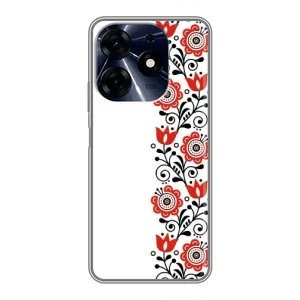 Чохол для Патріота України TECNO Spark 10c - (AlphaPrint) (Яскрава вишиванка)