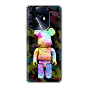 Чохли для TECNO Spark 10c - Bearbrick Louis Vuitton (PREMIUMPrint) (Яскравий Bearbrick)