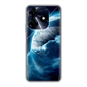 Космічні Чохли для ТЕКНО Spark 10c (VPrint) (Земля з космоса)