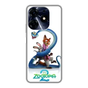 Чохол Зоотрополіс на TECNO Spark 10c