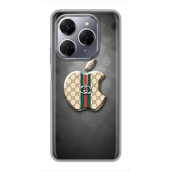 Чехол с принтом «Apple gucci» для TECNO Spark 20 Pro