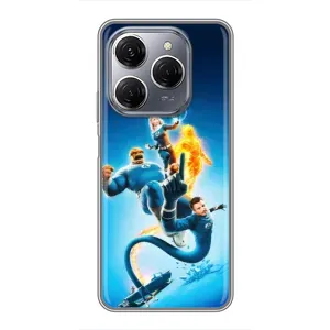 Чехол с принтом Фантастическая четверка для TECNO Spark 20 Pro (Герои Фантастическая Четверка)