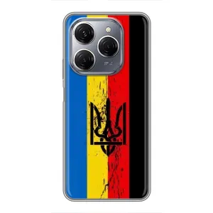 Украинские Чехлы для TECNO Spark 20 Pro с картинкой УПА (AlphaPrint)