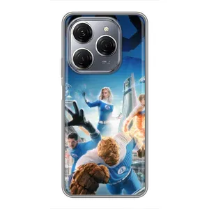 Чехол с принтом Фантастическая четверка для TECNO Spark 20 Pro (Герои Фантастическая Четверка)