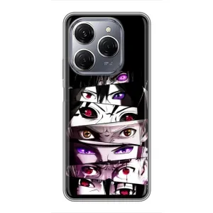 Чехол с принтом «Глаза Anime» для TECNO Spark 20 Pro