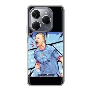 Чохли з футболістом Ерлінг Холанд для TECNO Spark 20 Pro (AlphaPrint) (гол Ерлінг Холанд)