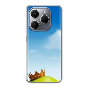 Чехол с мультфильмом Шрек на TECNO Spark 20 Pro (Голова Шрека)