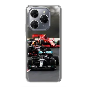 Чехол Формула1 на TECNO Spark 20 Pro (Гонка Формула 1)