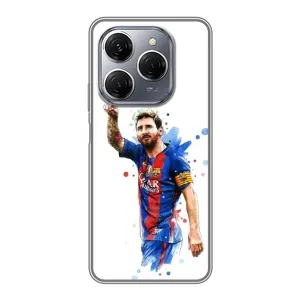 Чехлы Месси для TECNO Spark 20 Pro (AlphaPrint) (Лео Месси)