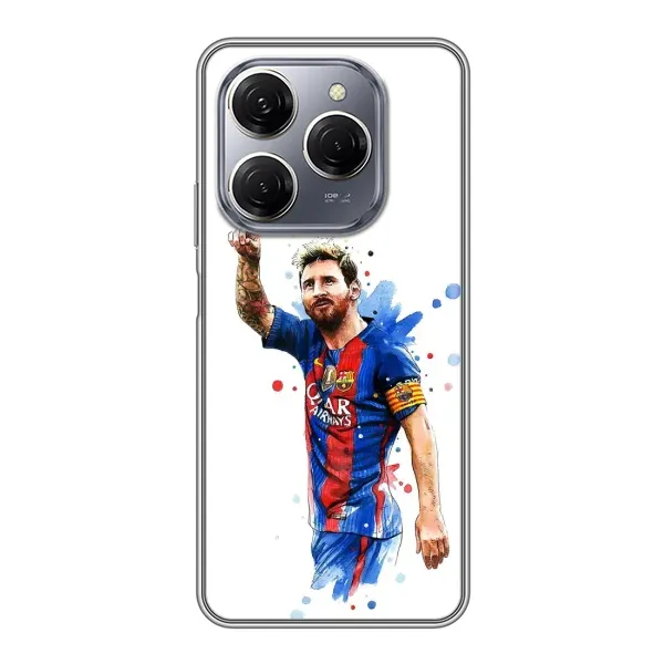 Чехол с принтом «Лео Месси» для TECNO Spark 20 Pro