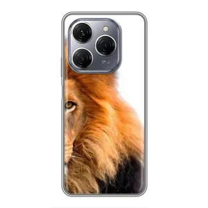 Чехлы с картинками животных TECNO Spark 20 Pro (Лев грива)