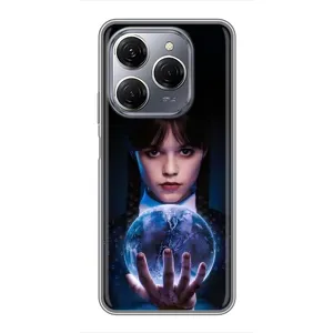 Чехол с дизайном Венздей 2 на TECNO Spark 20 Pro (Магическая сфера Уэнздей)