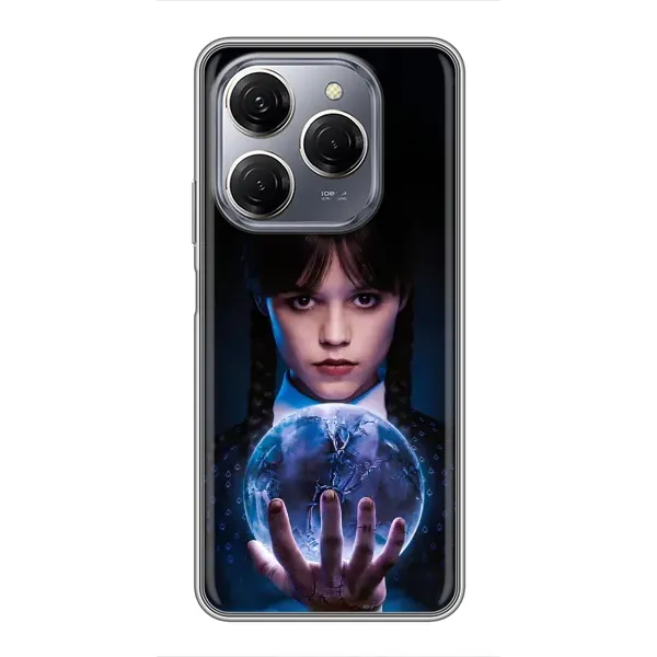 Чехол с принтом «Магическая сфера Уэнздей» для TECNO Spark 20 Pro