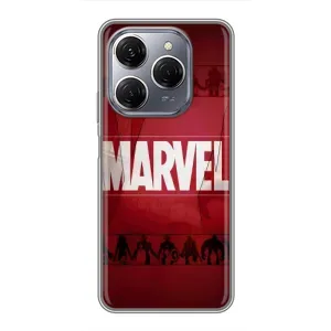 Чохол з принтом «MARVEL» для TECNO Spark 20 Pro