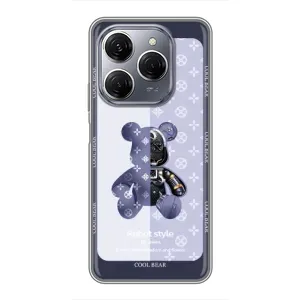 Круті Чохли Луі Віттон для TECNO Spark 20 Pro (AlphaPrint) (Медведик LV)
