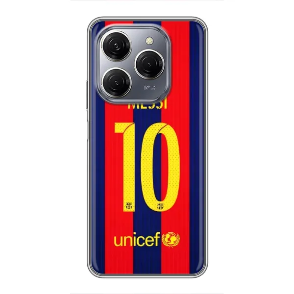 Чехол с принтом «Messi Barca 10» для TECNO Spark 20 Pro