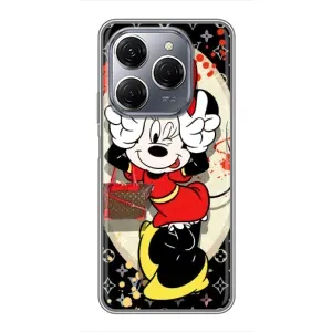 Чохол Disney Mouse TECNO Spark 20 Pro (PREMIUMPrint) (Мінні peace)