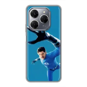 Чехол с принтом Фантастическая четверка для TECNO Spark 20 Pro (Мистер Фантастик супергерой)