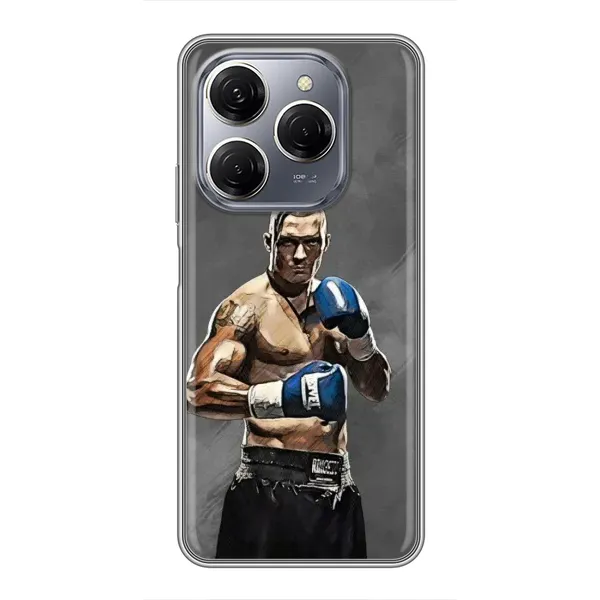 Чехол с принтом «Александр Усик» для TECNO Spark 20 Pro Чехол с принтом «Александр Усик» для TECNO Spark 20 Pro