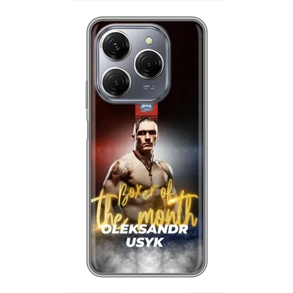 Чехол с принтом «Olexandr Usyk» для TECNO Spark 20 Pro Чехол с принтом «Olexandr Usyk» для TECNO Spark 20 Pro