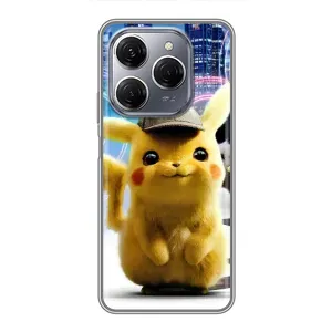Чохол з Пікачу на TECNO Spark 20 Pro (Пікачу в місті)